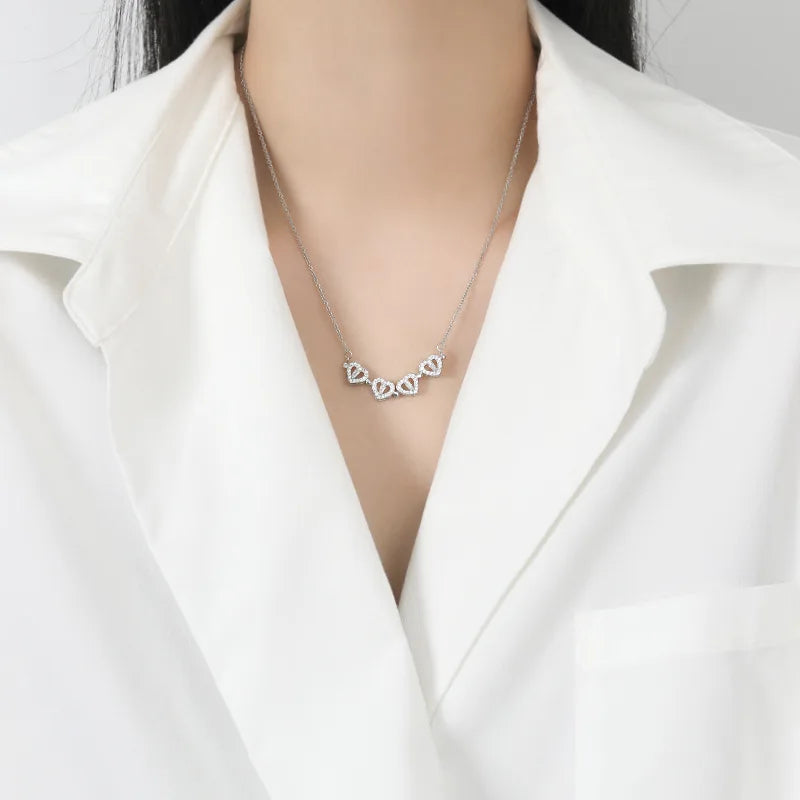 Elegant Clover Pendant Necklace