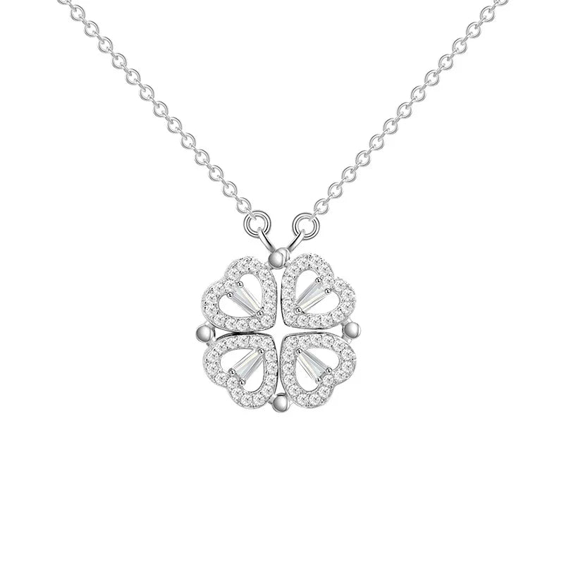 Elegant Clover Pendant Necklace