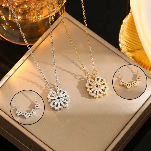 Elegant Clover Pendant Necklace