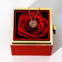 Amouré Eternal Rose Necklace Box
